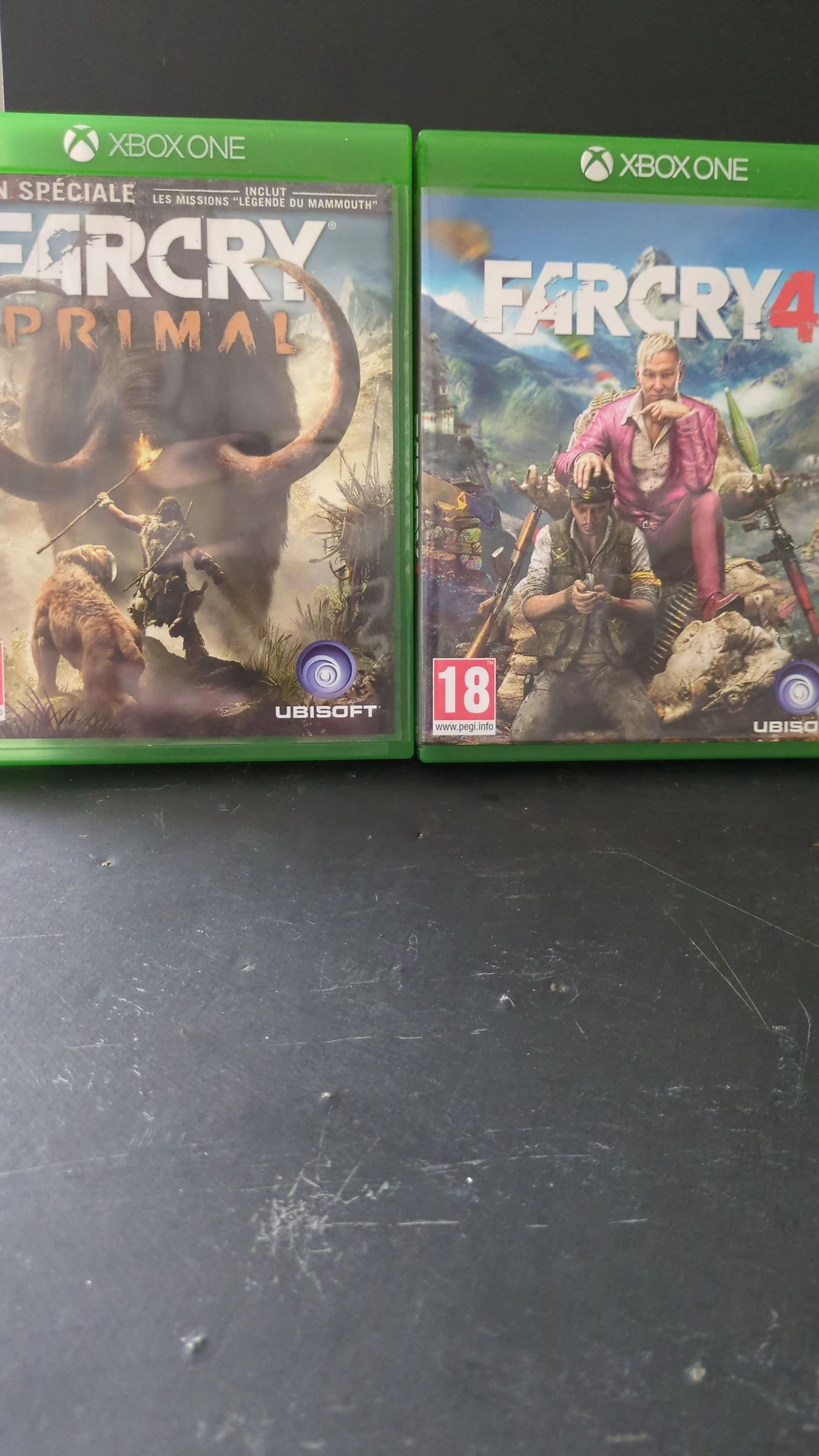 Jeu Xbox one farcry primal et farcry 4